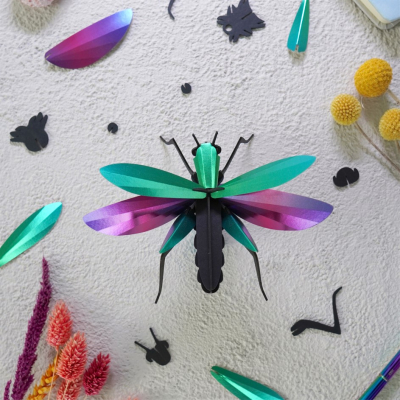 Sauterelle 3D en papier, DIY
