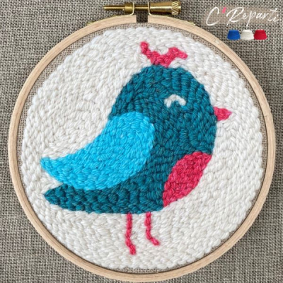 Kit Punch Needle Oiseau
