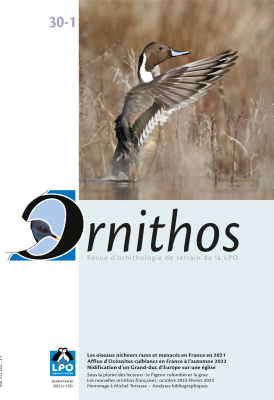 Ornithos N°30/1, Janvier-Février 2023 