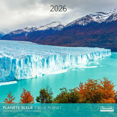 Calendrier 2026 Planète bleue 30 x 30 cm