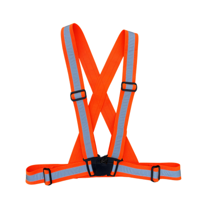 Harnais de sécurité réfléchissant - Orange fluo