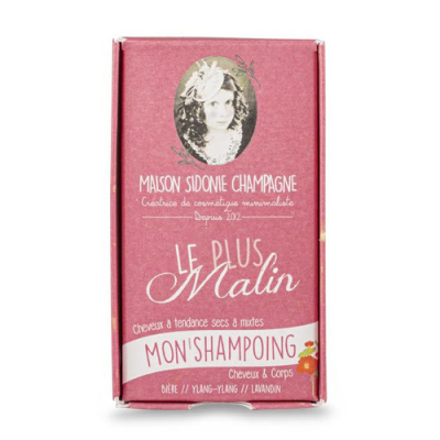 Shampoing solide corps et cheveux Bio, Ylang-Ylang