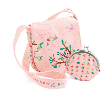 Sac et porte monnaie Jardin d'été