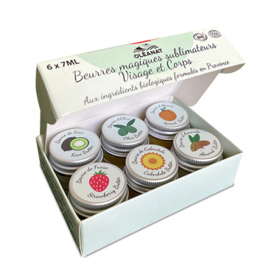 Kit de 6 beurres bio magiques sublimateurs
