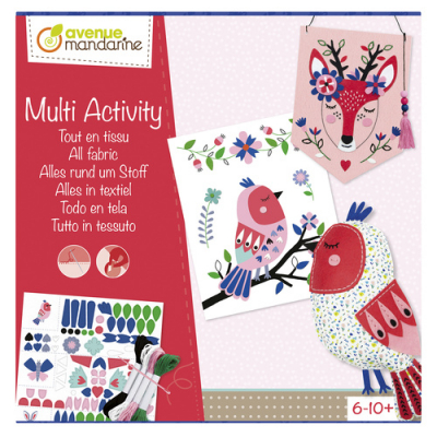 Tout en tissu, coffret multi-activités