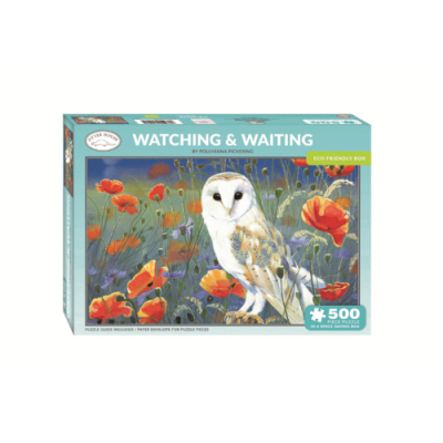 Puzzle Effraie & Coquelicots, 500 pièces