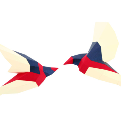 Origami Oiseaux 3D en papier, DIY