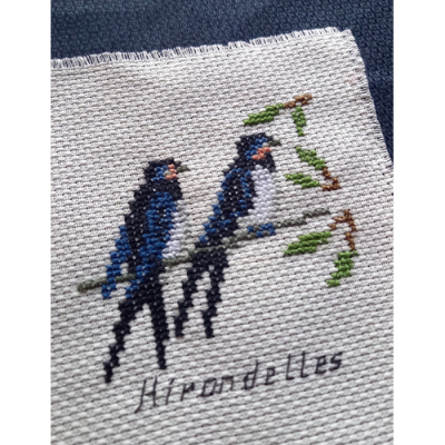 Kit broderie Hirondelles