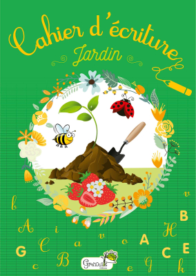 Cahier d'écriture Jardin
