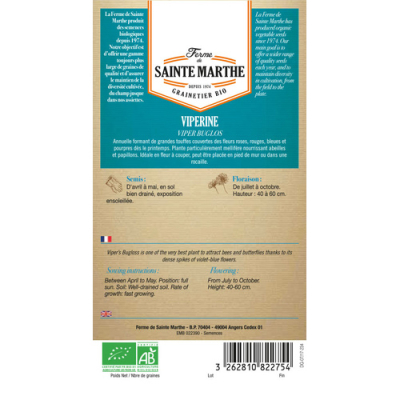 Graines Bio Vipérine