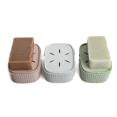 Boite à savons recyclée - Blanche