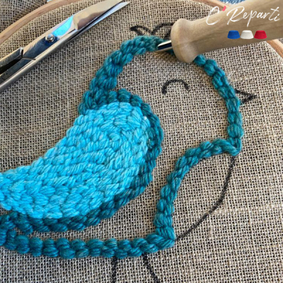 Kit Punch Needle Oiseau