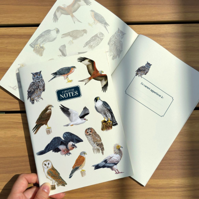 Carnet de notes A5 - Rapaces