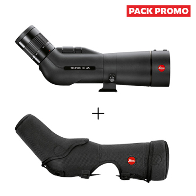 Pack longue-vue Leica Televid HD 65 + Oculaire 20-60x + Housse de terrain