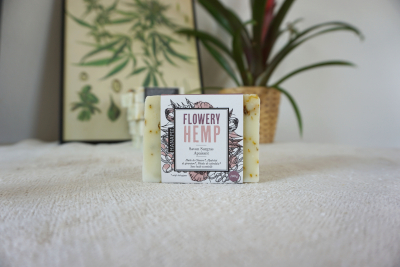 Savon surgras au chanvre 'Flowery Hemp'