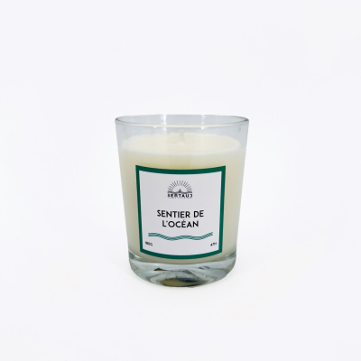 Bougie artisanale - Sentier de l'océan (180g)