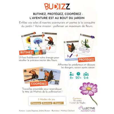 Budizz, le jeu de cartes coopératif