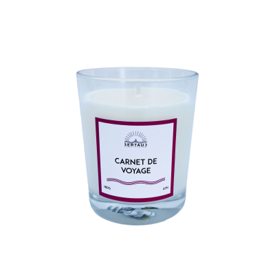 Bougie artisanale - Carnet de voyage (180g)
