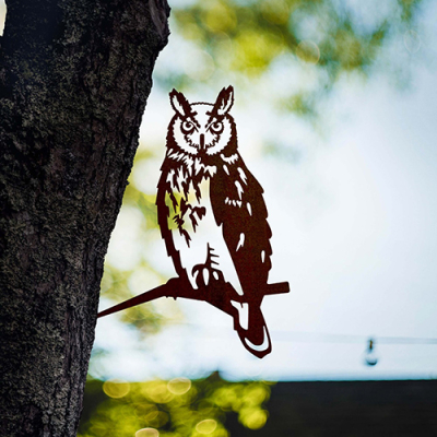 Hibou moyen-duc en métal Metalbird