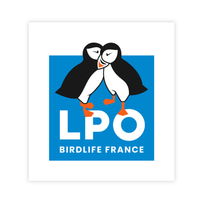 Autocollant LPO Birdlife 10 cm x 10 cm