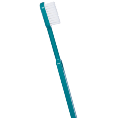 Brosse à dents rechargeable bioplastique turquoise souple