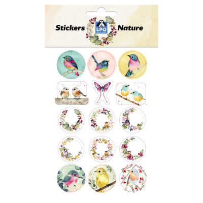 Pochette stickers LPO Nature