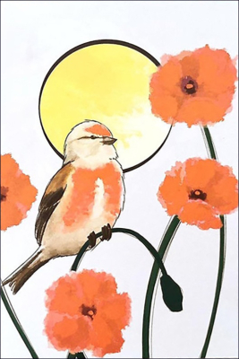 Carte postale Linotte mélodieuse