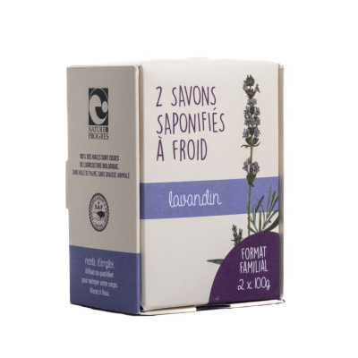 Lot de 2 savons bio Lavandin