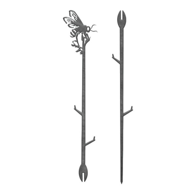 Tuteur de plante Abeille domestique