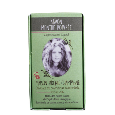 Savon bio à la menthe poivrée 100 g