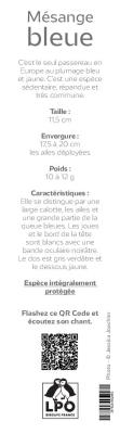 Marque-page LPO Chant Mésange bleue