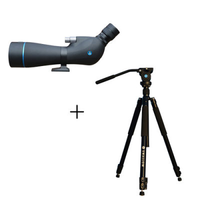 Longue-vue LPO Arctica ED 80 avec oculaire 20-60x + Trépied avec rotule