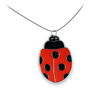 Pendentif LPO - Coccinelle