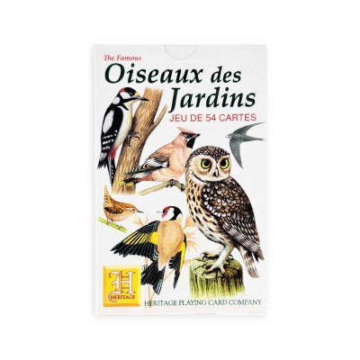 Jeu de 54 cartes oiseaux des jardins