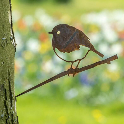 Rougegorge en métal Metalbird