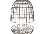 Cage de protection pour mangeoires silos