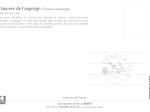 Carte postale naturaliste - Criocère de l'asperge