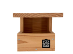 Nichoir LPO Gobemouche gris semi-ouvert