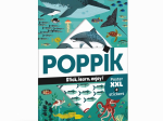 Poster pédagogique 59 stickers - Animaux des mers