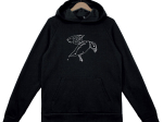 Sweat capuche LPO noir Macareux S