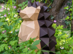 Origami Hérisson 3D en papier, DIY