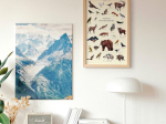 Affiche 40 x 60 cm - Animaux des montagnes