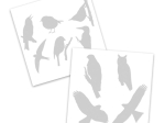 Stickers LPO anticollisions Oiseaux - Lot de 10