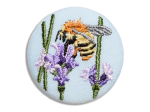 Broche brodée - Bourdon