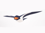 Origami Hirondelle rustique 3D en papier, DIY