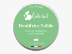 Dentifrice solide bio en pastille, menthe