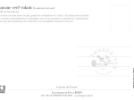 Carte postale naturaliste - Lucane cerf-volant