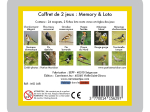 Memolo XL - 12 oiseaux des jardins