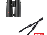 Jumelles Leica Noctivid 10x42 noires + Courroie corde escalade 126 cm