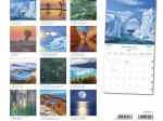 Calendrier 2026 Planète bleue 30 x 30 cm